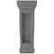Ekena Millwork 6 1/2"W x 6 1/2"D x 14"H Traditional Recessed Wood Vintage Decor Corbel, Pebble Grey CORWD06X06X14TRPG - alternate 2